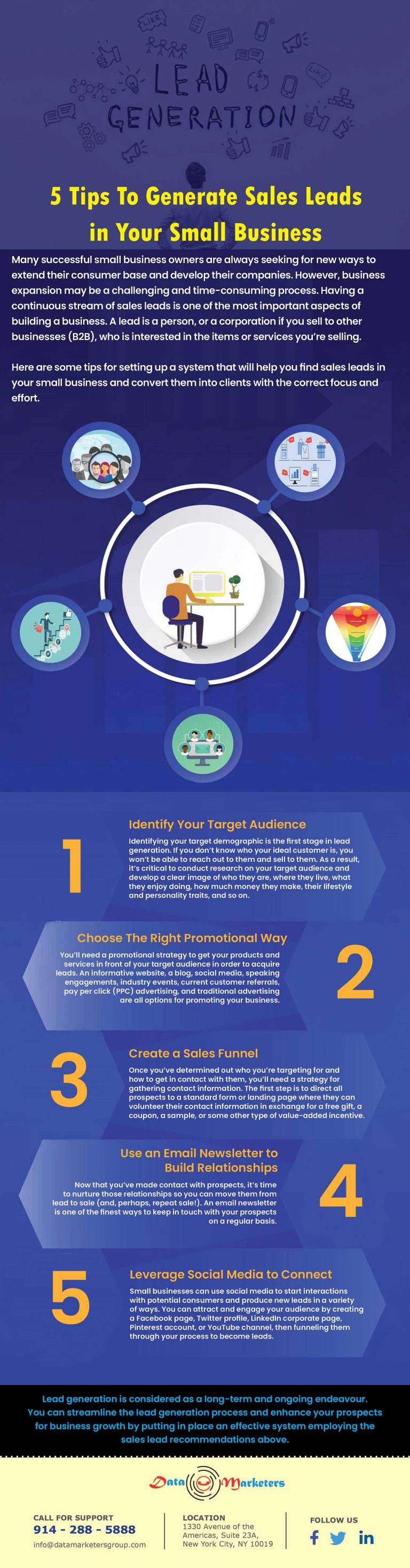 5 Tips To Generate Sales Leads in Your Small Business