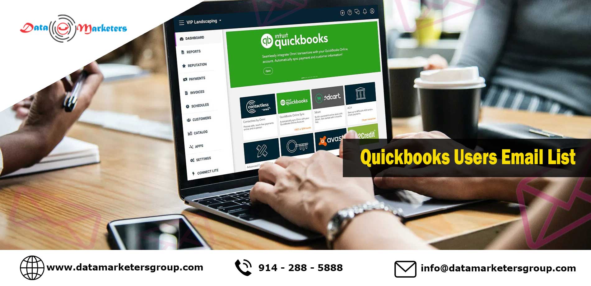 QuickBooks Users Email List | QuickBooks Payroll Users Email List | Quickbooks Customer Database